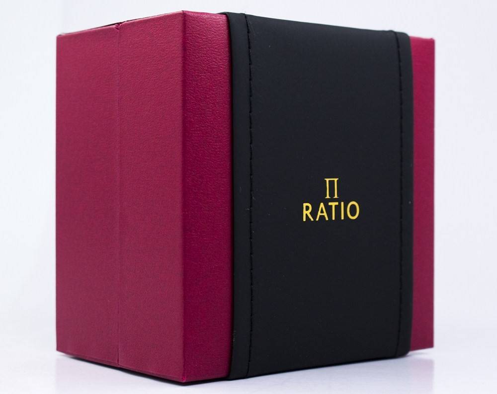 Alt View 4. RATIO - FreeDiver Helium Safe 1000M Quartz 1038EF102V Mens Watch Sapphire Crystal - Black and silver.