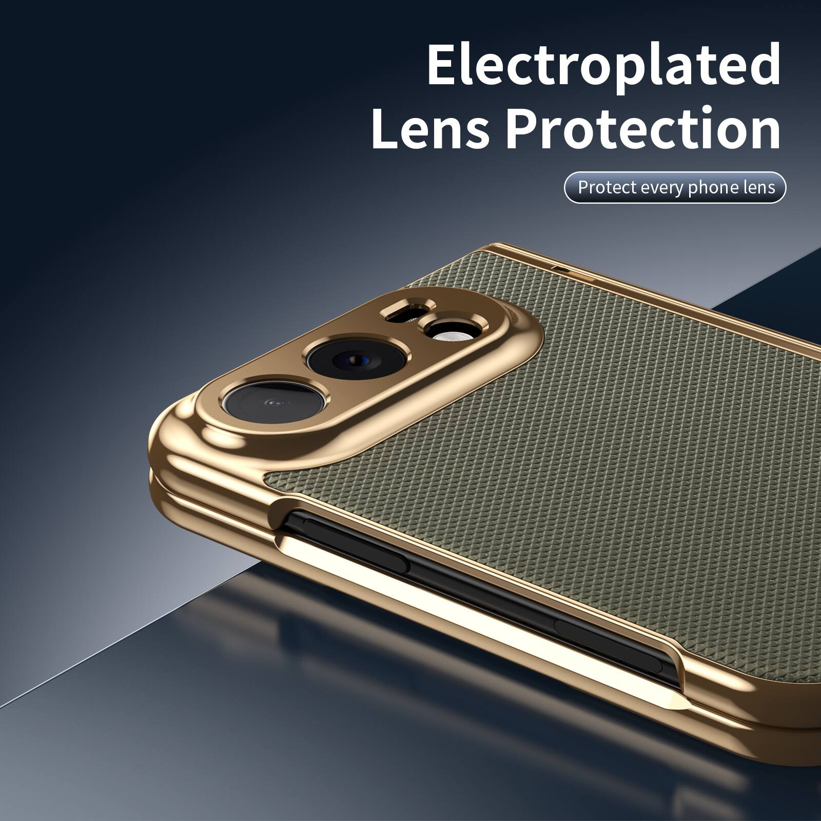 Electroplated Lens Protection  
Protect every phone lens