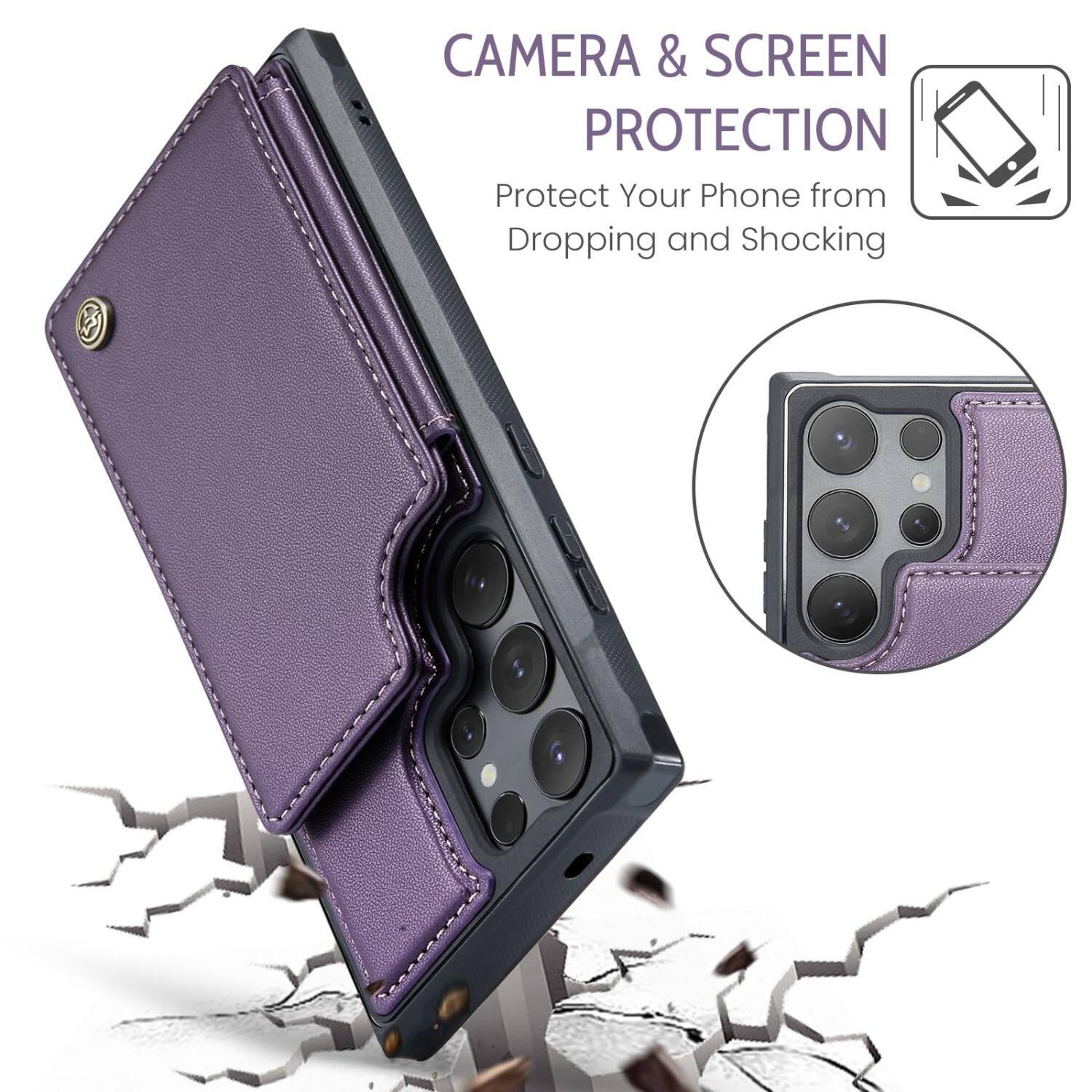 CAMERA & SCREEN PROTECTION  
Protect Your Phone from Dropping and Shocking
