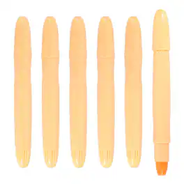 Unique Bargains - 6pcs Twistable Crayons, Retractable Silky Washable for Coloring Books Crafts Gifts Parties Art Supplies - Beige