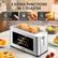 3 EXTRA FUNCTIONS IN 1 TOASTER
CANCEL
Press to interrupt the toasting
DEFROST
Defrost and toast in one step
REHEAT
Reheat bread without toasting
SAMS 888 Z - Sags -it multe Mule GA Geek Chef 8