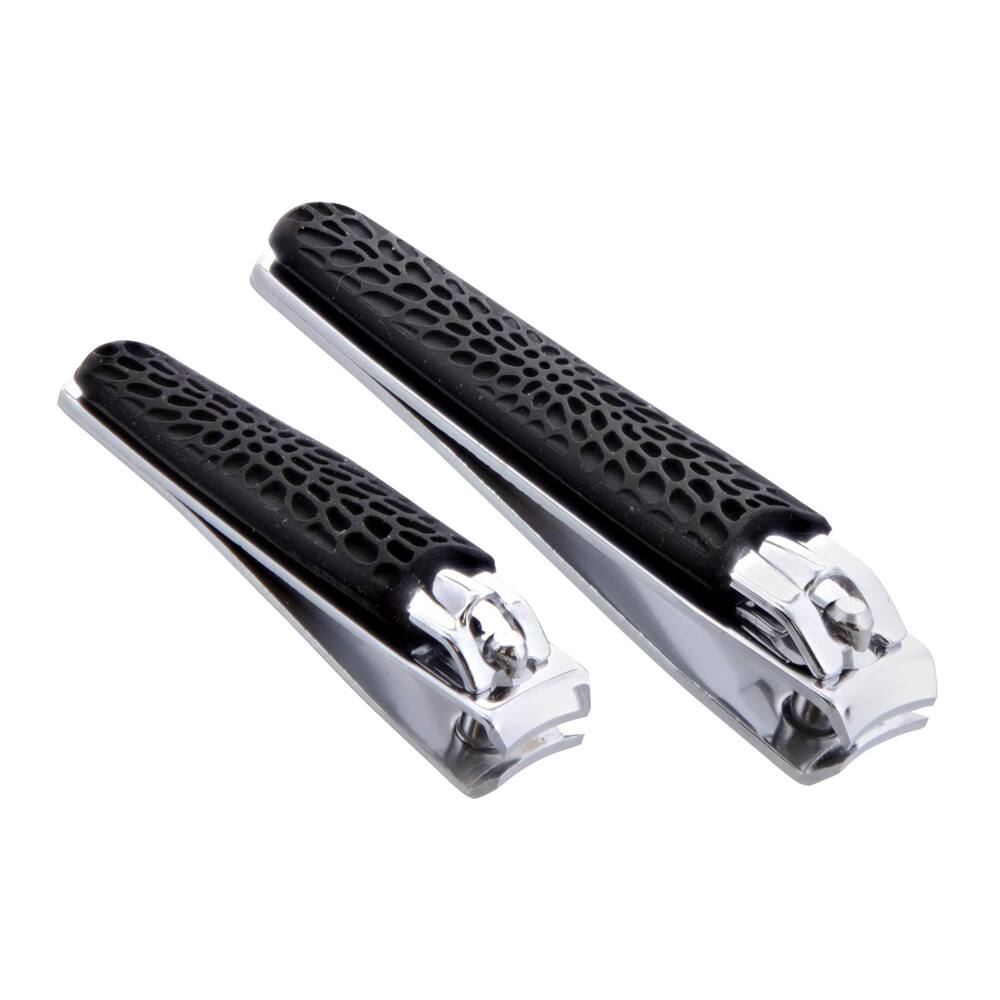 Angle. Barbasol - Precision Nail Clipper Set with Rubberized Grip.