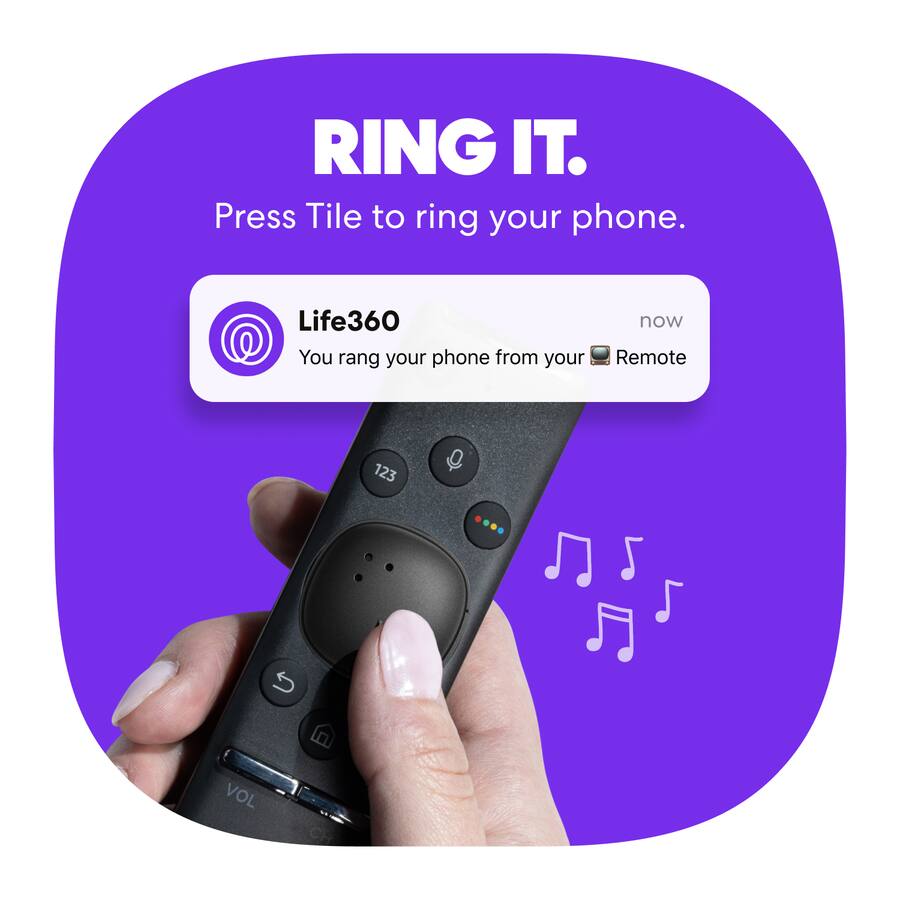 Tile Remote Button Tile by Life360 Life360 Tile Mate Essentials Bluetooth Trackers. iOS ...