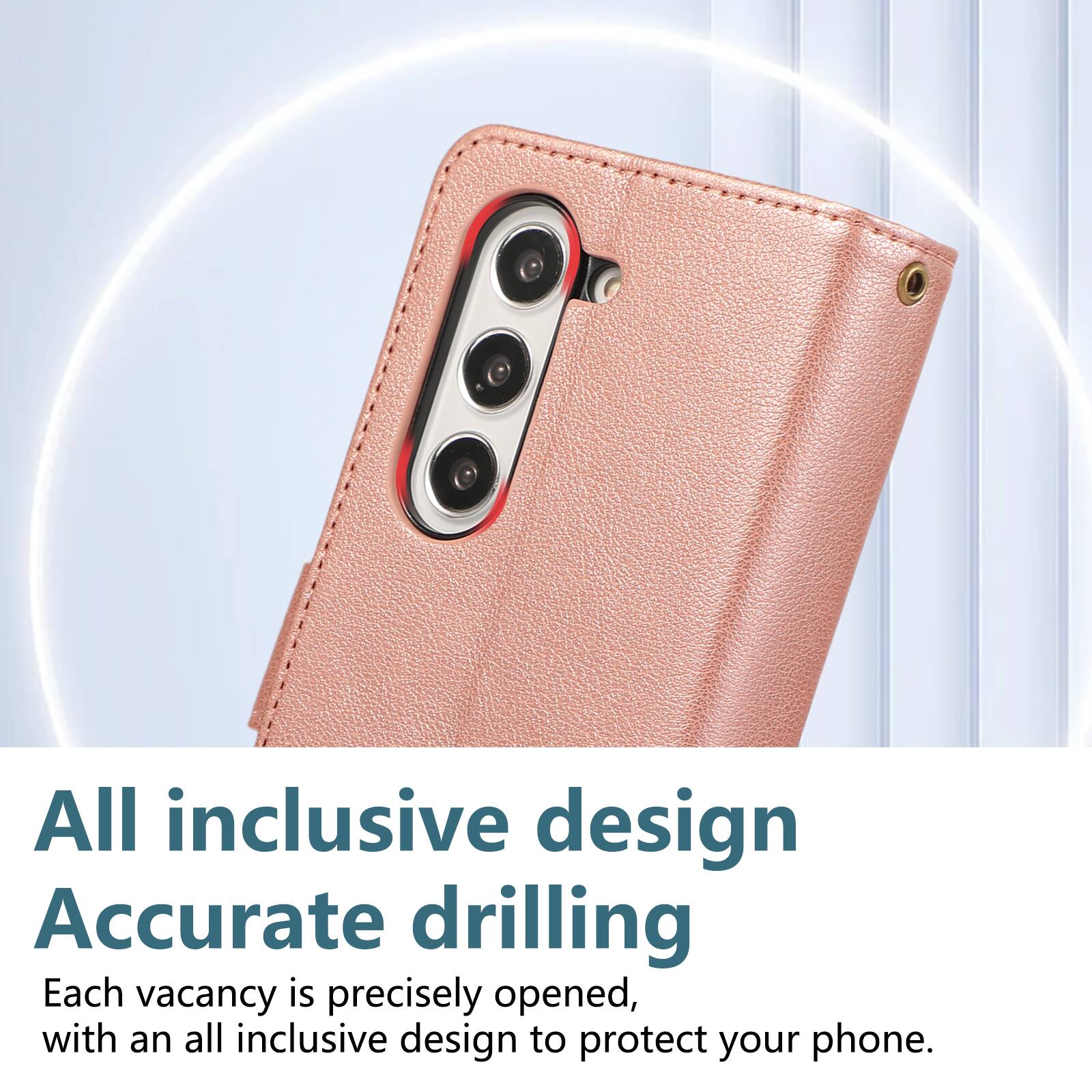 All inclusive design  
Accurate drilling  
Each vacancy is precisely opened, with an all inclusive design to protect your phone.