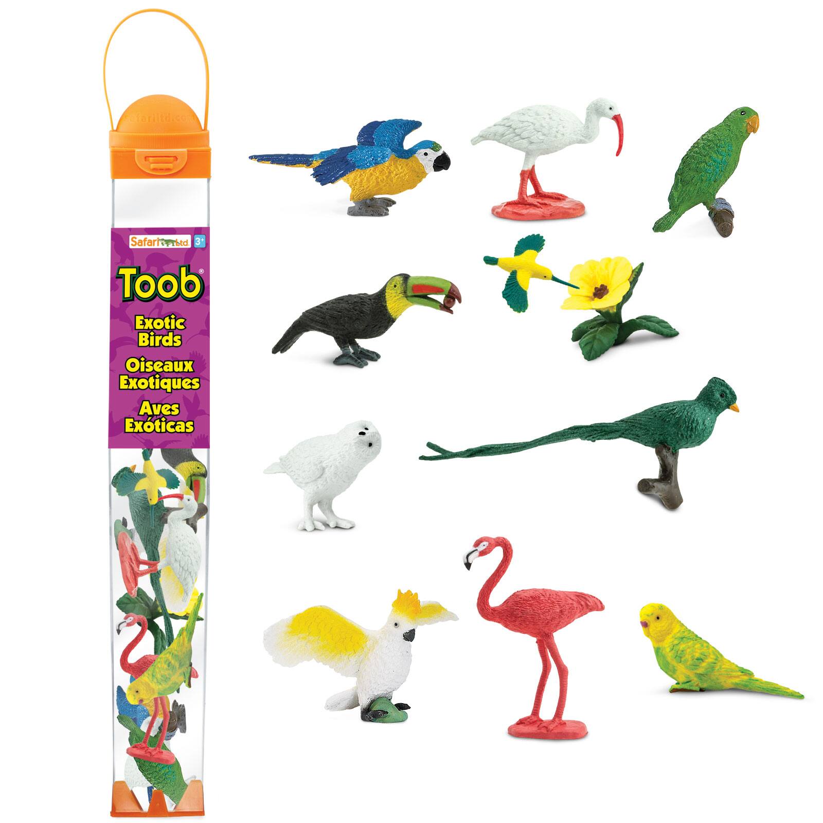 Toob Exotic Birds  
Oiseaux Exotiques  
Aves Exóticas