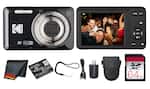 KODAK PIXPRO Aspheric 5X Zoom WIDE (28-140mm, 16x Optical Zoom, 14.0MP, Full HD)
FIXPRO XC 64GB SD Card
PIXPRO LB-012 Battery
USB Cable
AC Adapter
Carrying Case
KAVE Electronics