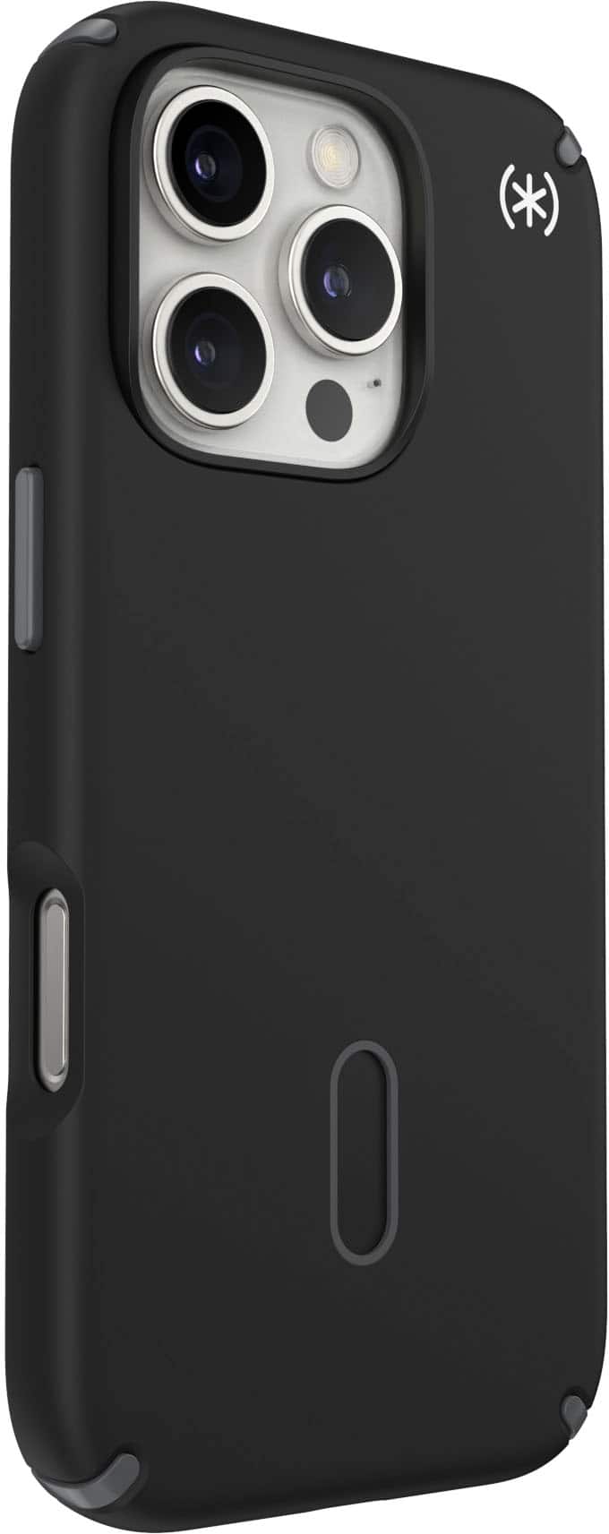 Alt View 1. Speck - Presidio2 Pro ClickLock Case with MagSafe for Apple iPhone 16 Pro - Black.