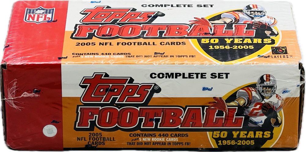 2005 Topps 50 Years Football Factory Set (Aaron Rodgers Rookie Year)