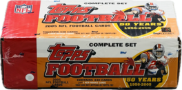 2005 Topps 50 Years Football Factory Set (Aaron Rodgers Rookie Year)