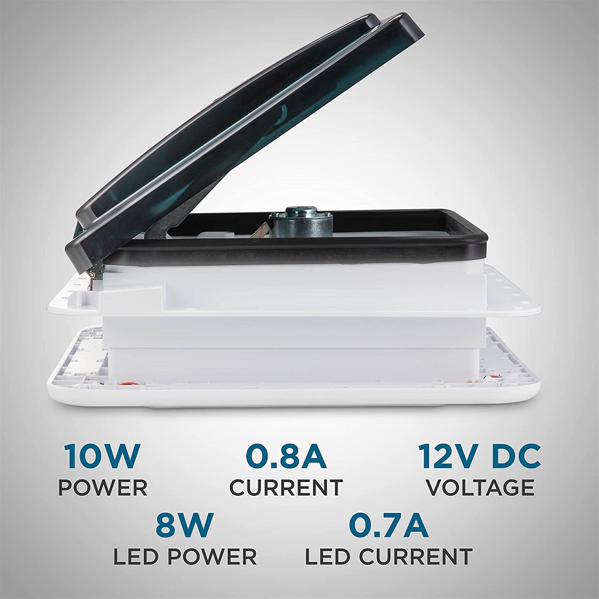 10W POWER
0.8A CURRENT
12V DC VOLTAGE
8W LED POWER
0.7A LED CURRENT
