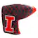 Alt View 2. Team Golf - Illinois Fighting Illini Quilted Blade Putter Cover - Multicolor.