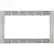 Front. Panasonic - 27" Trim Kit for Select Microwaves - Stainless steel.