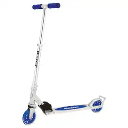 Razor - A3 Kick Scooter for Kids – Foldable, Lightweight, Large Wheels, Vibration Reducing, Adjustable Handlebars - Blue