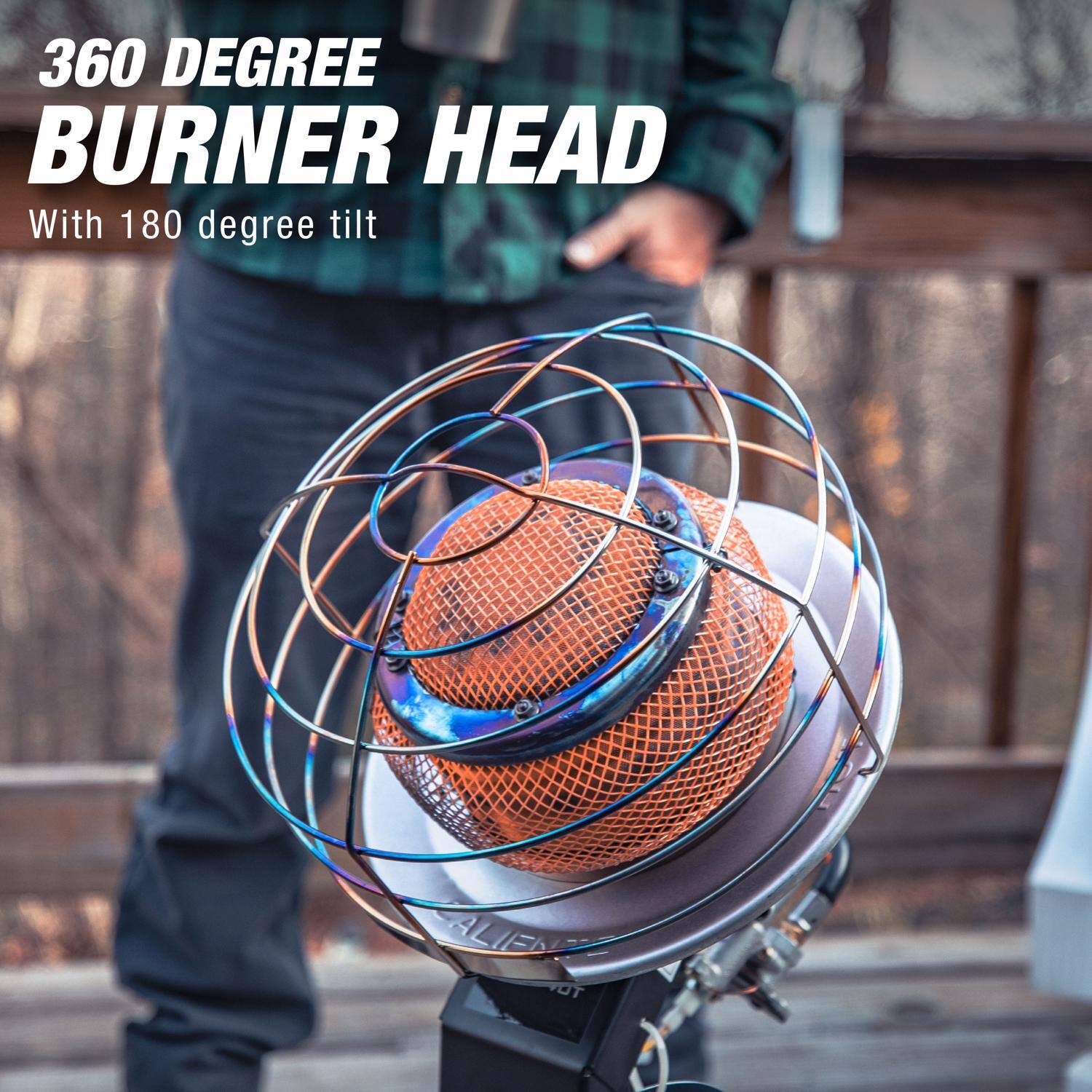 360 DEGREE BURNER HEAD  
With 180 degree tilt