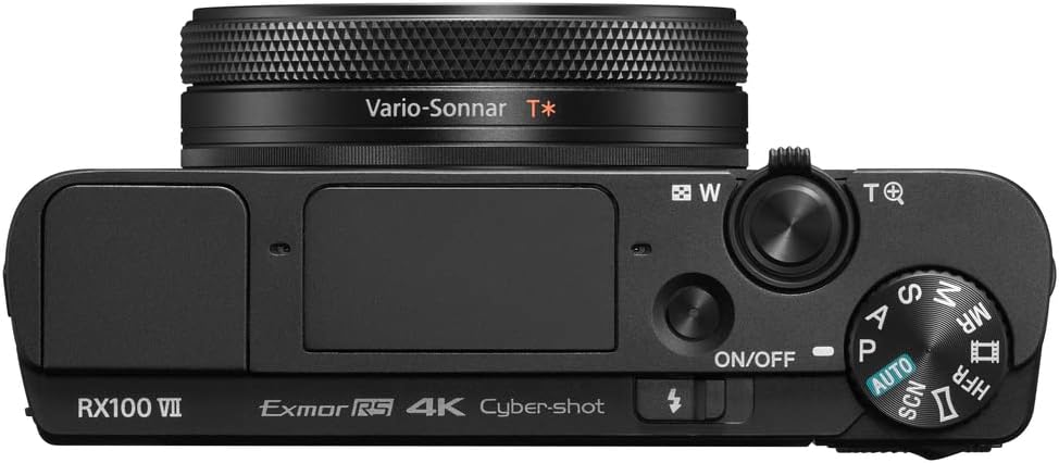 Vario-Sonnar T* W TQ T + RX100 VII Exmor RS 4K Cyber-shot ON/OFF S M A MR P AUTO HFR SCN