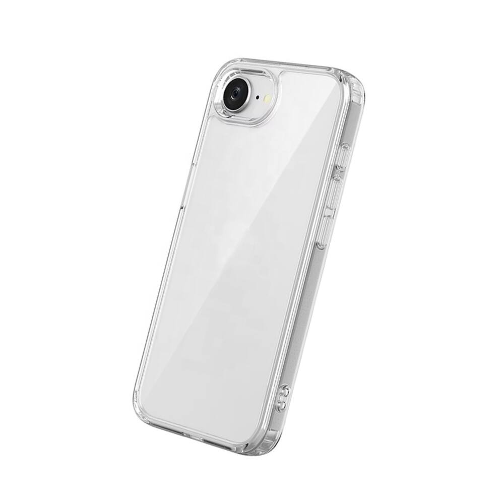 Alt View 2. Qixxronics - Qixxronics for iPhone 16e Phone Case Clear Shockproof Cover Protective Cellphone Case - Clear.