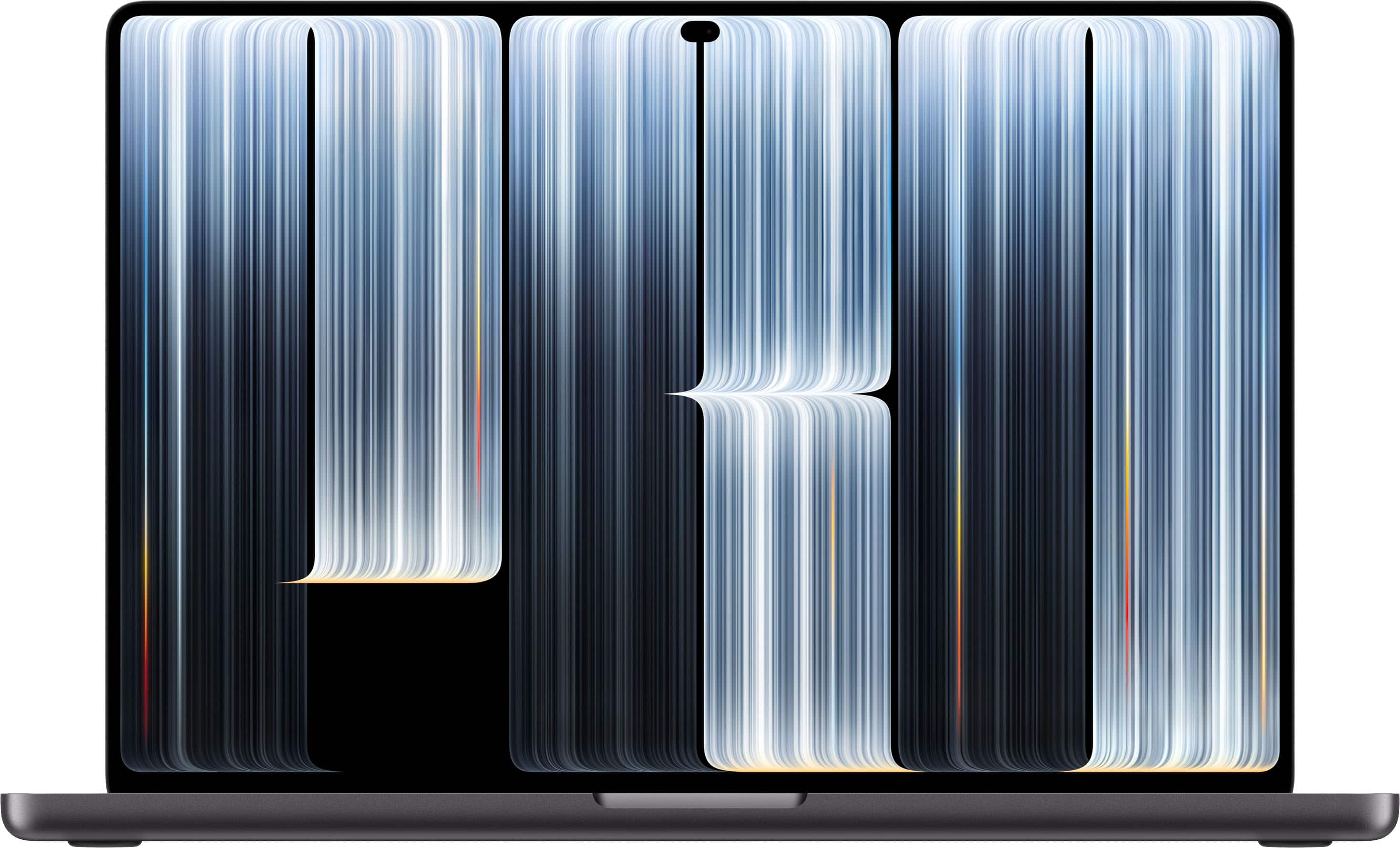 Front. Apple - MacBook Pro 16-inch Laptop with PROLED XDR Touch Display - M5 Pro chip with 18-core CPU - 24GB Memory - 1TB SSD - Space Black.