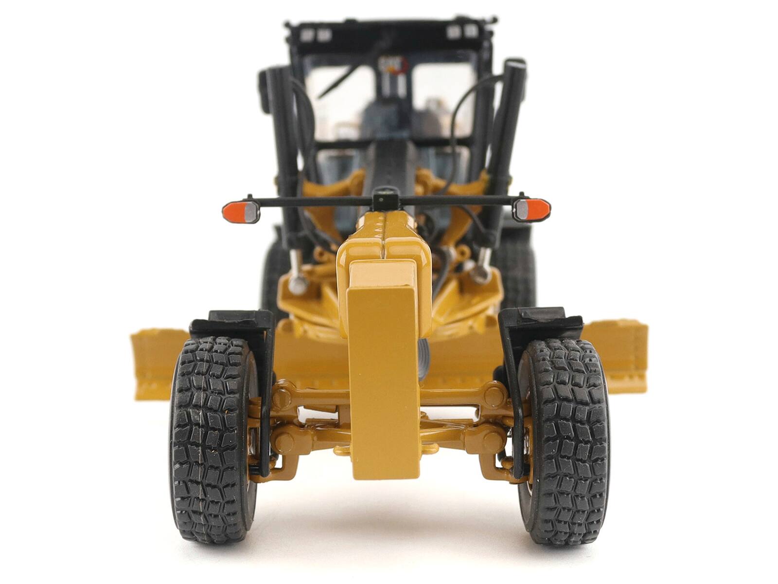 Alt View 3. Diecast Masters - CAT Caterpillar 140 LVR Motor Grader Yellow with Black Top "High Line" Series 1/50 Die Cast Model by Diecast Masters.