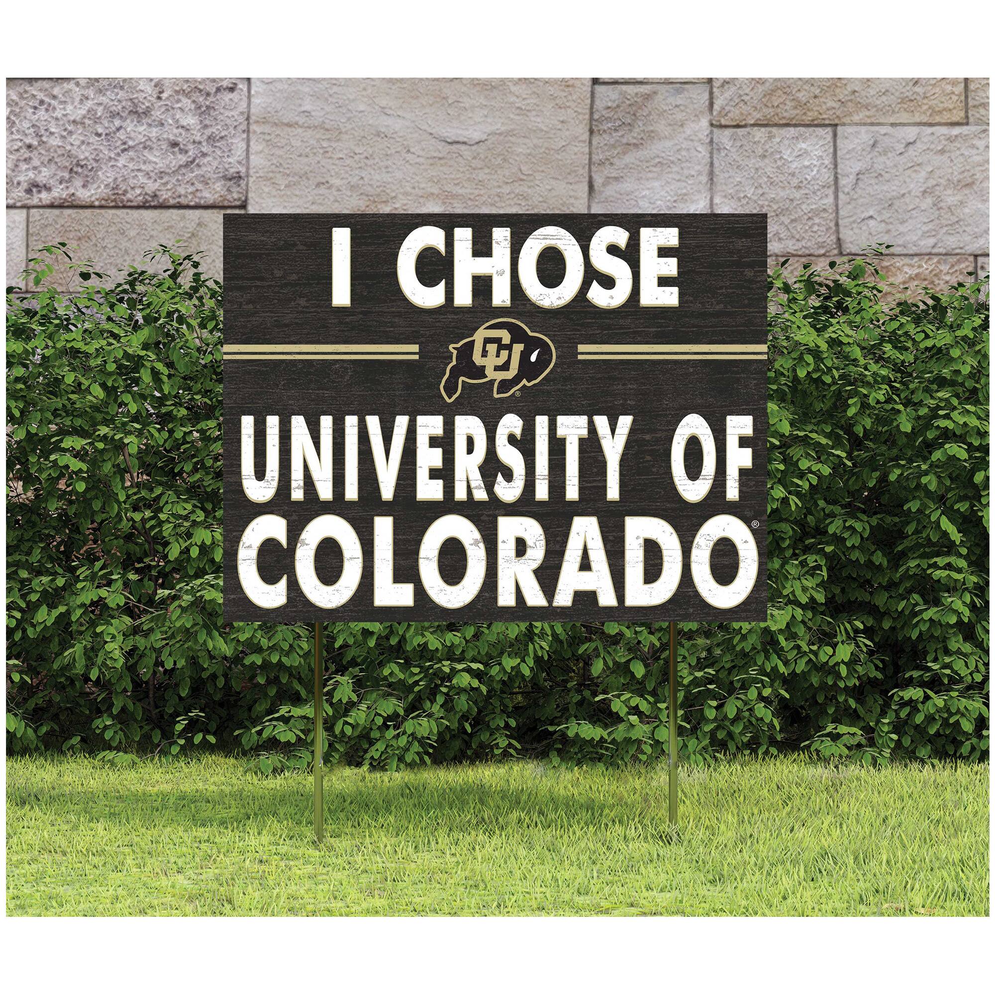 I CHOSE  
UNIVERSITY OF COLORADO
