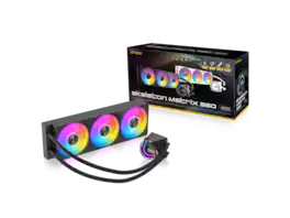 Antec - Skeleton Matrix 360 ARGB Liquid CPU Cooler, 360mm Rad, Single-Frame Fan, Copper Base, Intel/AMD - Black
