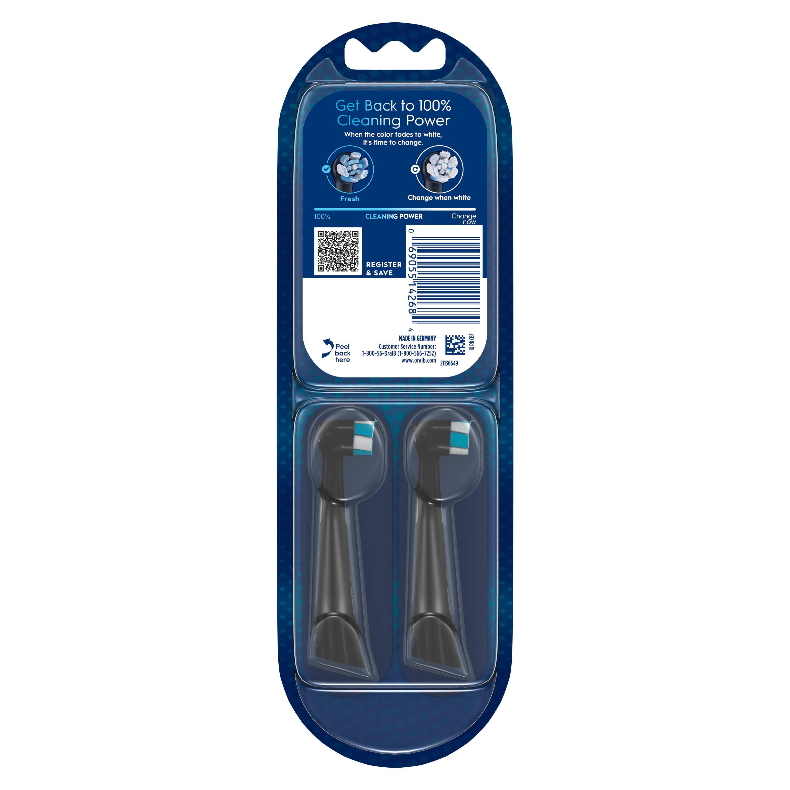 Get Back to 100% Cleaning Power  
When the color fades to white, it's time to change.  

Fresh  
100% CLEANING POWER  

Change when white  

REGISTER & SAVE  
1-800-55-Oral  
www.kranz.com  

Made in Germany  
(1-800-55-Oral)  
www.kranz.com  
215649