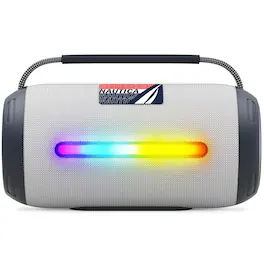 Nautica - Urban SP610 True Wireless Outdoor Portable Speaker, Perfect for Camping, Beach, Backyard & Travel - Navy-White