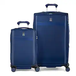 Travelpro - Versapack + Softside Carry-On & Large Spinner Luggage Set - Estate Blue
