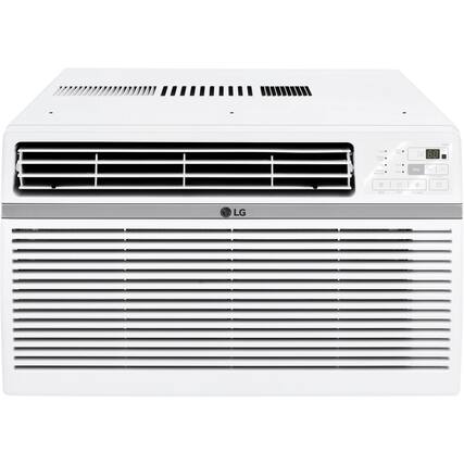 Front. LG - 12,000 BTU Window Air Conditioner - White.