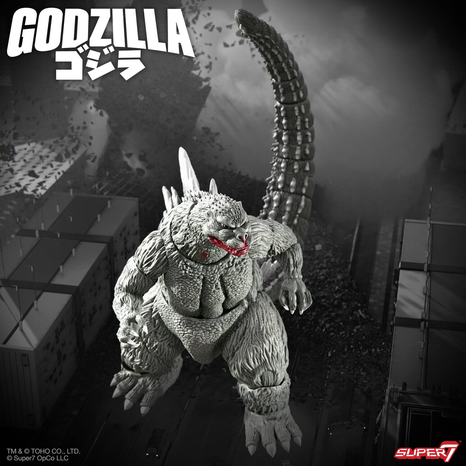 Super7 Toho ULTIMATES! Godzilla 1989 (Greyscale Comic Book Thirsty