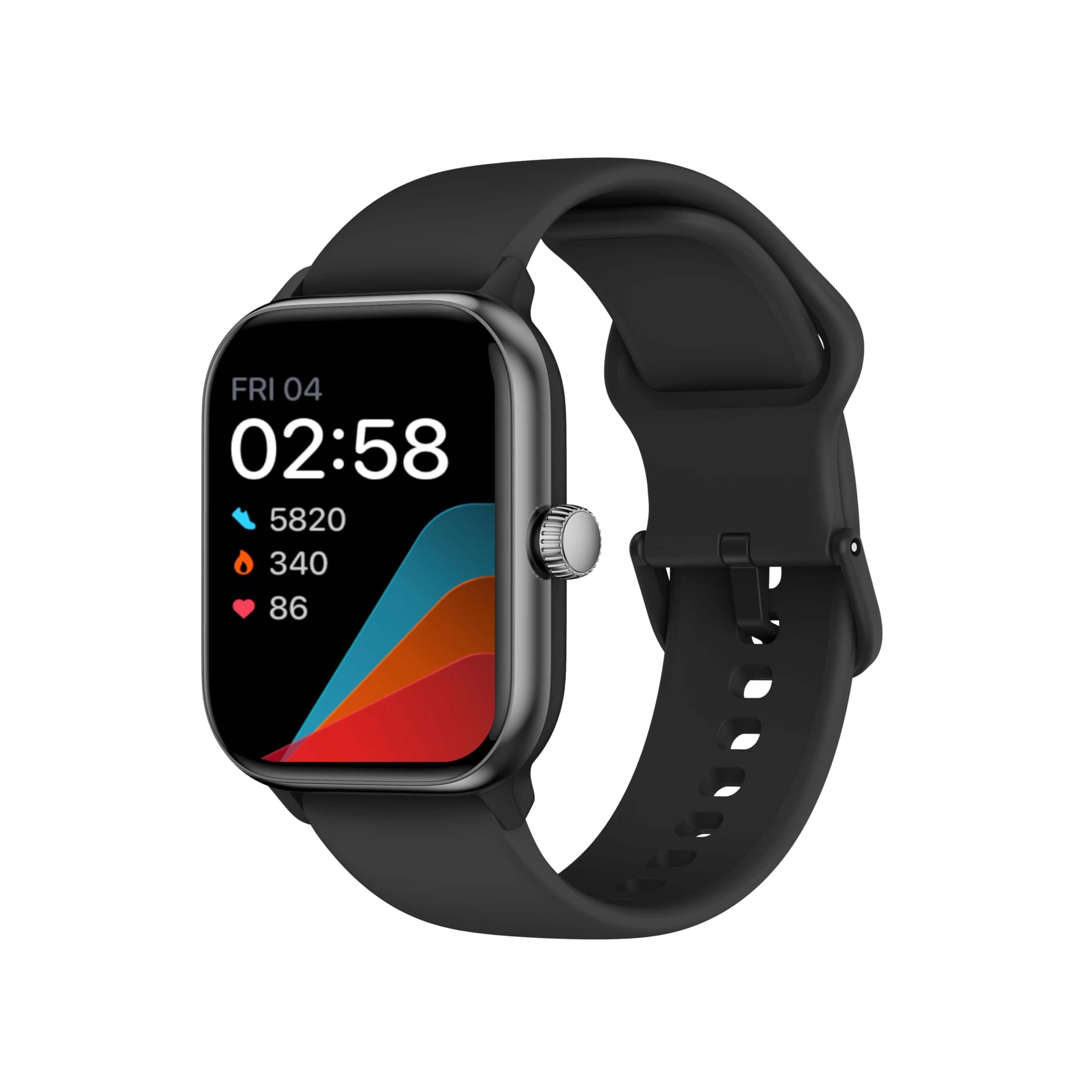 The Best Inks - Smart Watch - Watches For Women & Men Fitness Trackers Heart Rate Monitor Waterproof Smartwatch - Black