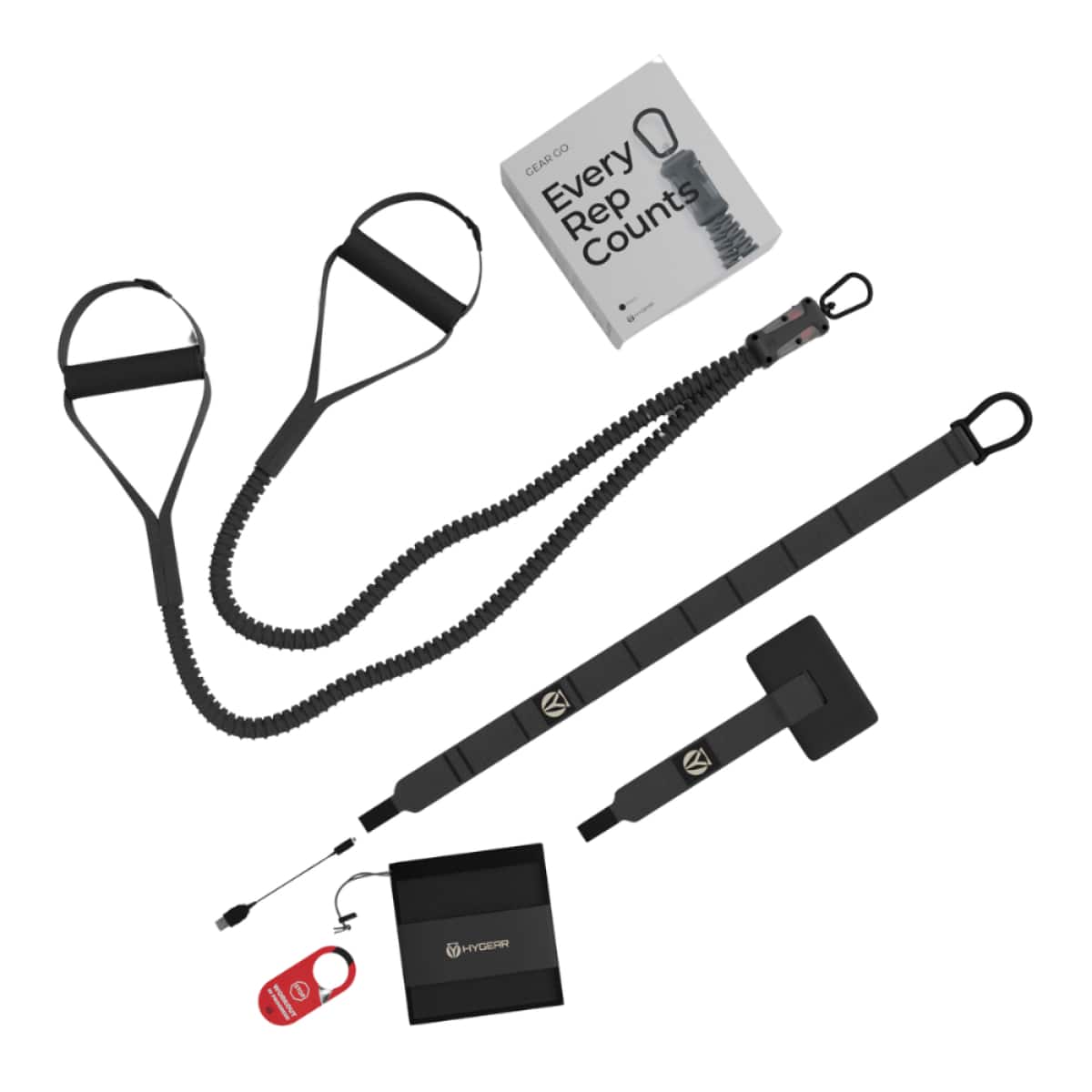 Habeats - Smart Resistance Bands w/ Performance Tracker - Charcoal
