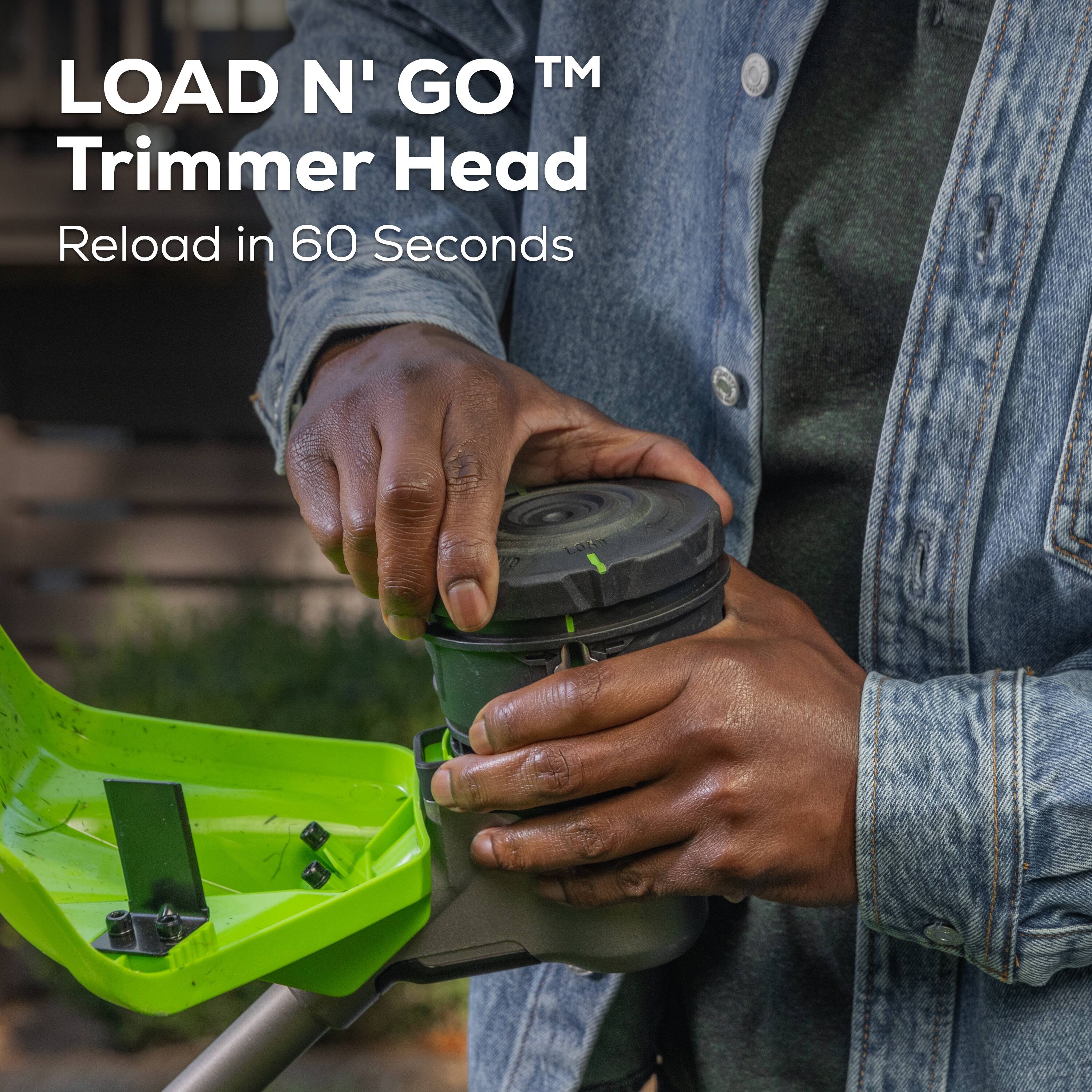 LOAD N' GO TM Trimmer Head Reload in 60 Seconds