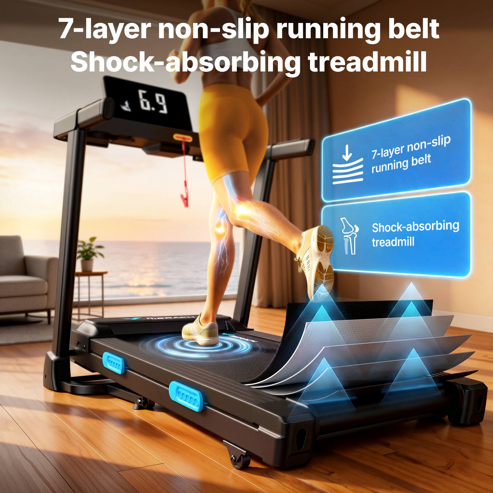 7-layer non-slip running belt Shock-absorbing treadmill

MERACH

7-layer non-slip running belt
Shock-absorbing treadmill