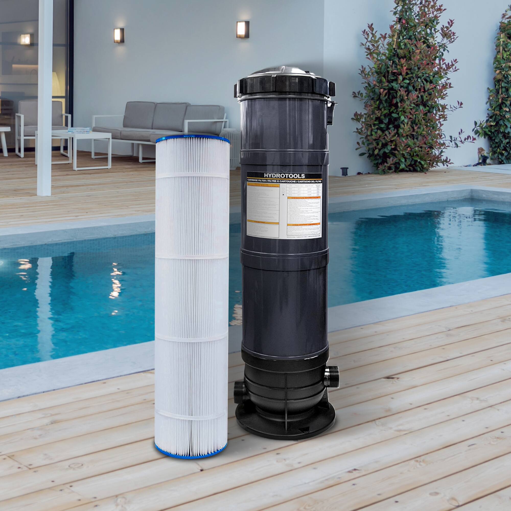 Alt View 6. Swimline - Swimline 100 Sq Ft Replacement Cartridge Element with 50 Microns for Pool Use.