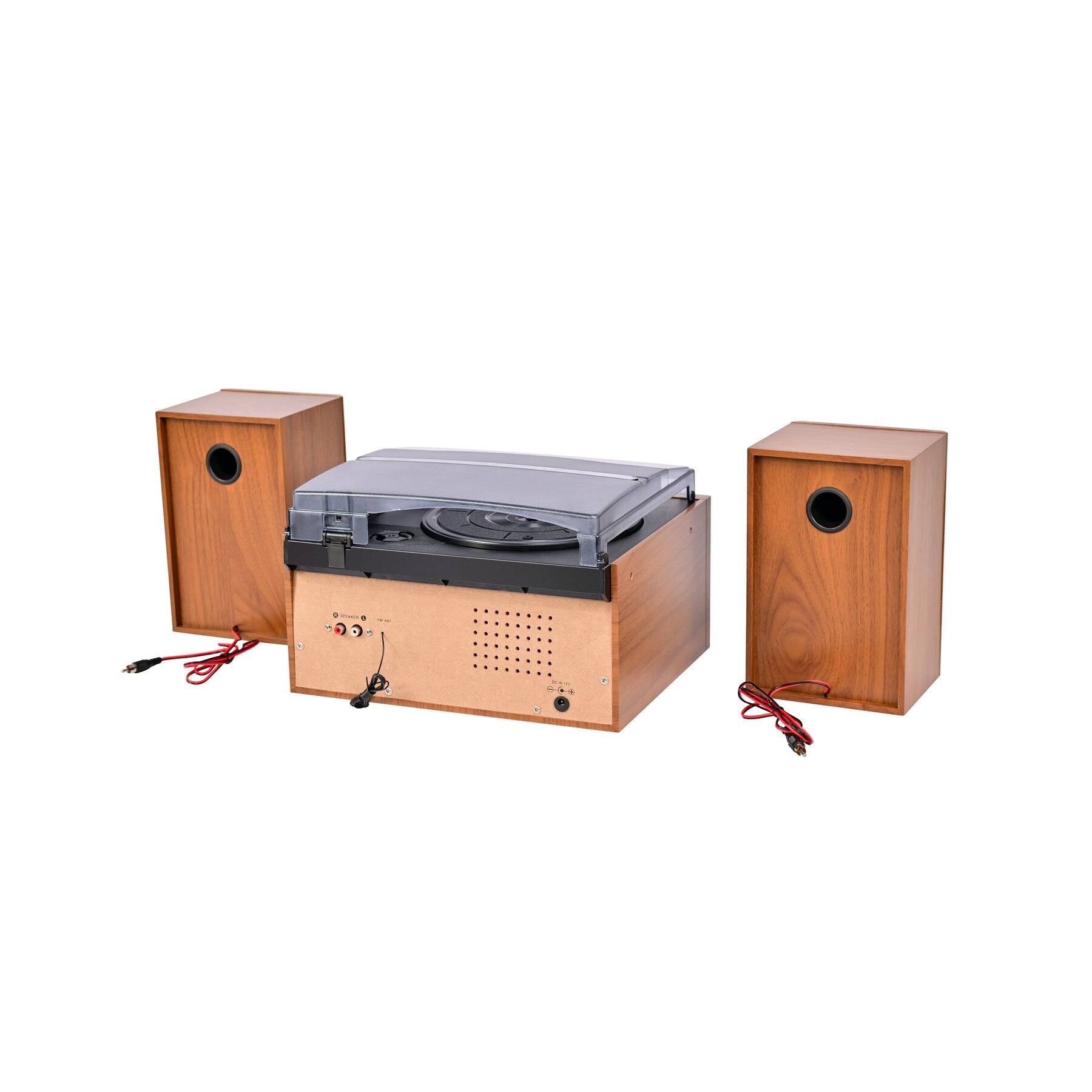 Left. Victor - Wells 8-in-One Turntable Music Center with AudioStream™.