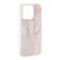 Angle. Insignia™ - Hard-Shell Case for iPhone 14 Pro - Pink Marble.