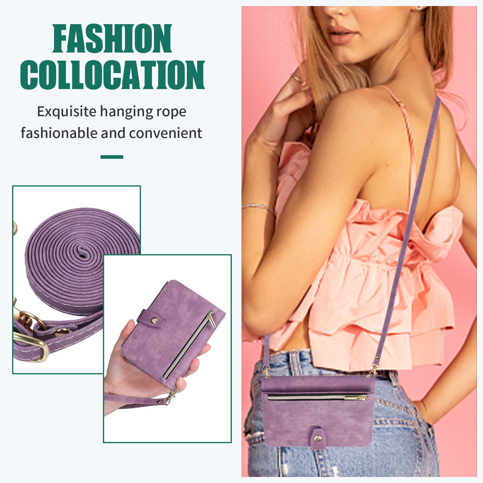 FASHION COLLOCATION  
Exquisite hanging rope fashionable and convenient