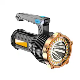 Stock Preferred - USB Rechargeable LED Tactical Flashlight 8 Modes, Waterproof Searchlight