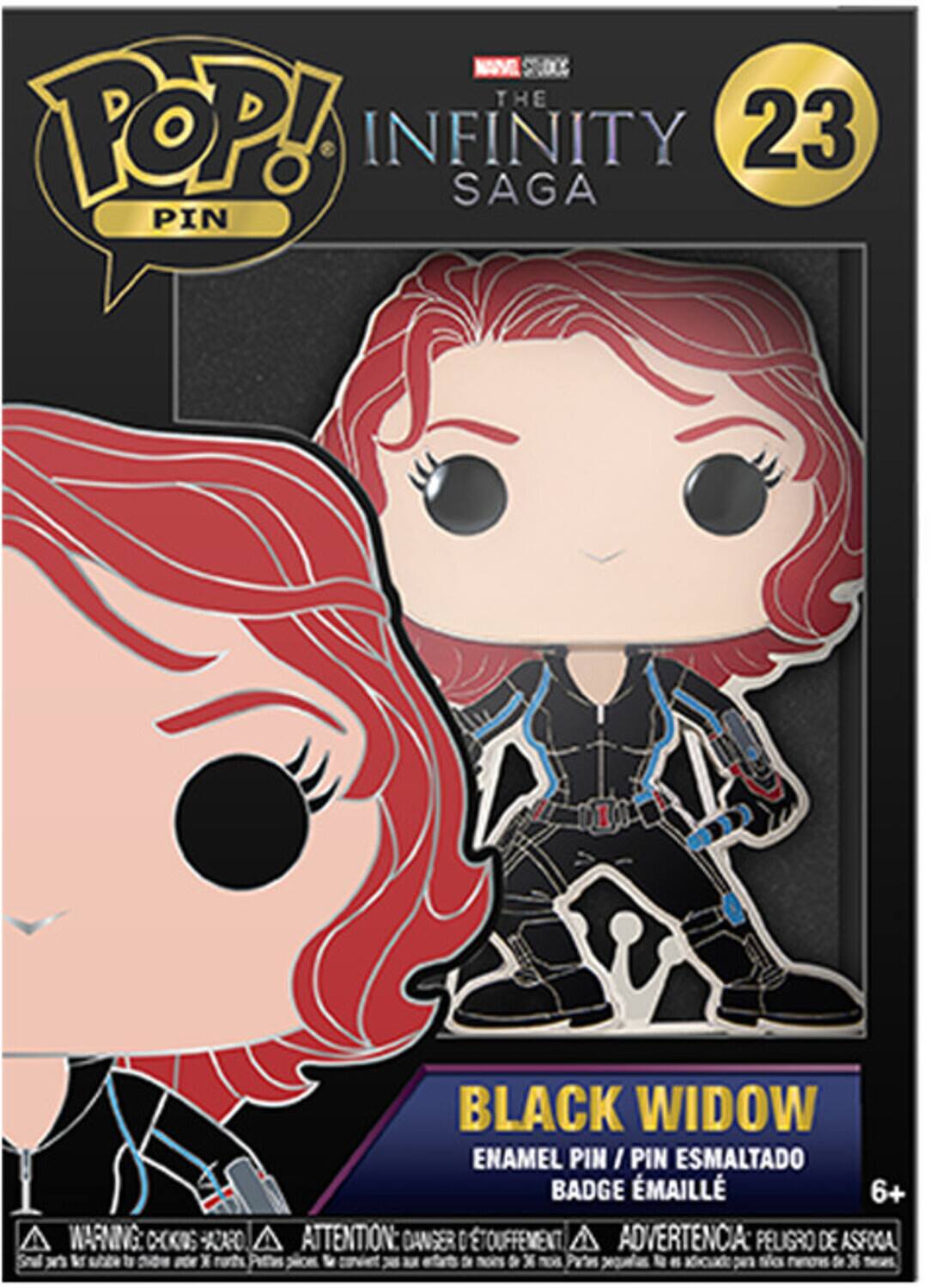 FUNKO POP! PINS MARVEL INFINITY SAGA: BLACK WIDOW - APPAREL