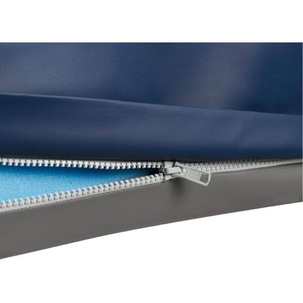 Alt View 1. Invacare - Solace Prevention Hospital Bed Mattress, 80"x 36"x6" Foam Mattress w/Fluid-Resistant Cover - Blue.