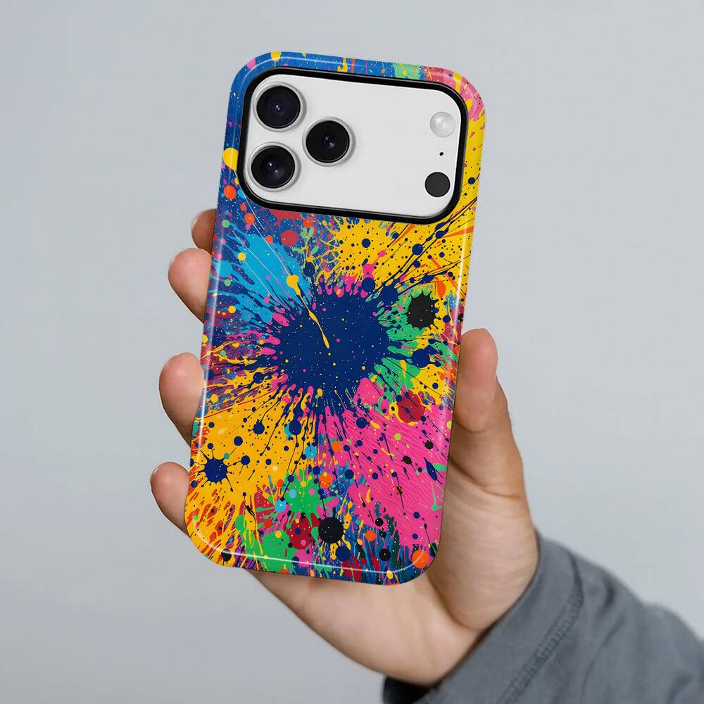 Alt View 3. Finnhomy - Smartphone Case for iPhone - Dual-Layer Heavy Duty Protective Cover - Midnight Splash - Midnight Splash for iPhone 17 Pro Max.