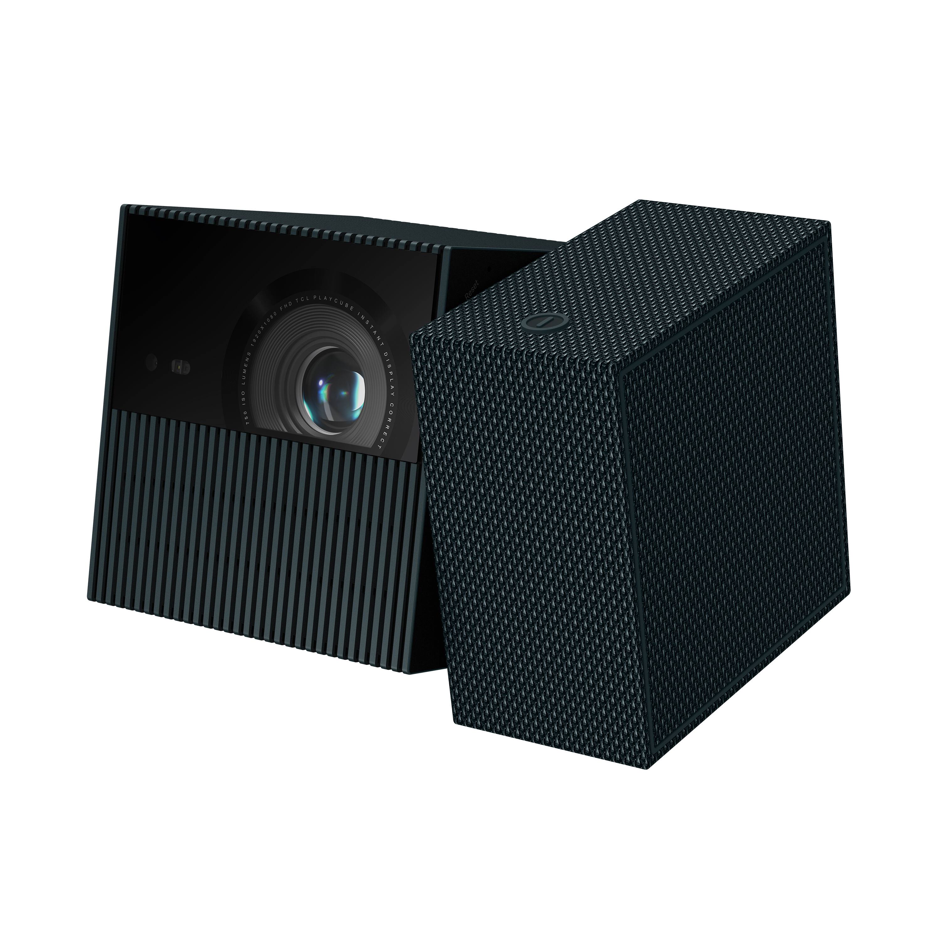 TCL PlayCube 1080P Full HD HDR DLP Portable Smart Projector with