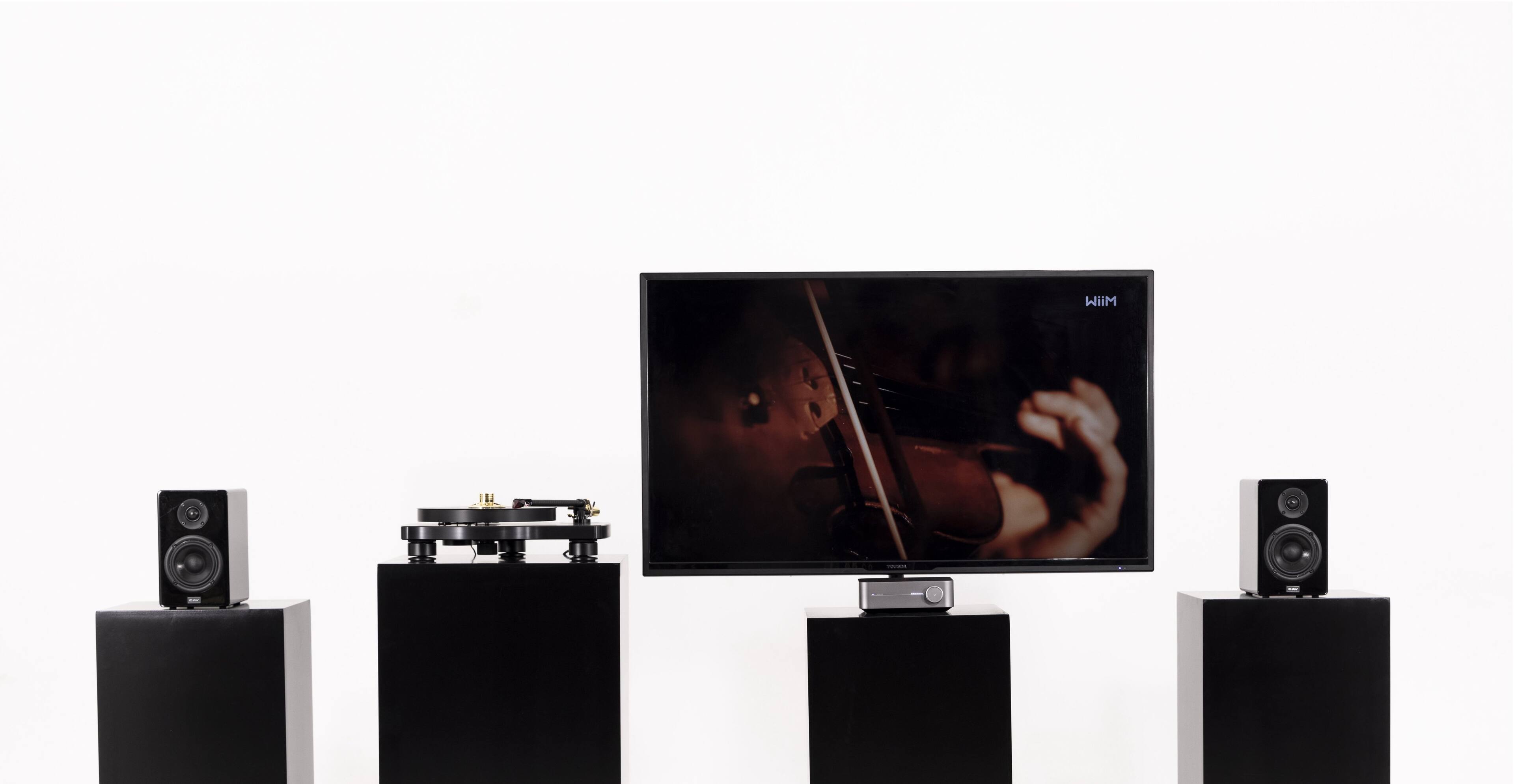 Alt View 11. WiiM - Amp Multiroom Streaming Amplifier - Space Grey.