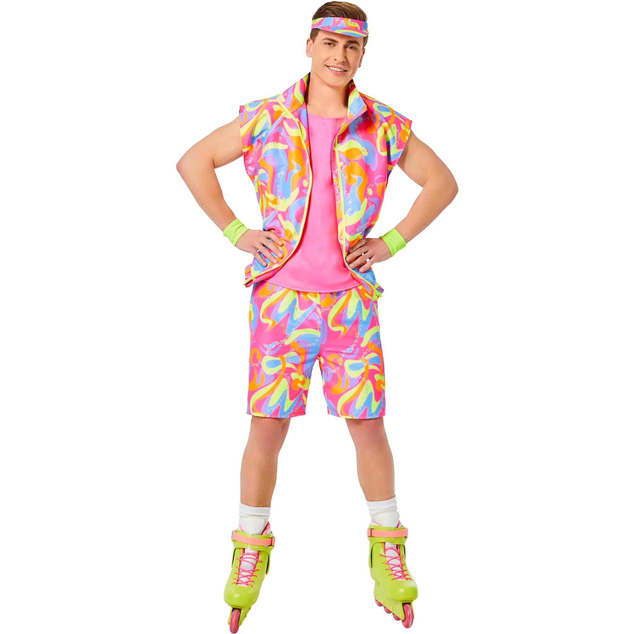 InSpirit Designs - Barbie Movie Roller Blade Ken Adult Costume | Medium - Pink price history on PriceWatchPro