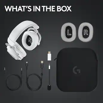 Logitech PRO X 2 LIGHTSPEED Wireless Over the Ear Gaming Headset Logitech PRO X 2 LIGHTSPEED Wireless Over the Ear Gaming Headset