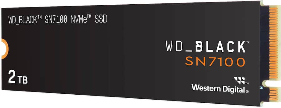 WD BLACK SN7100 2TB Internal SSD Gen 4 x4 NVMe WDBELG0020BBK-WRSN WD BLACK SN7100 2TB Internal SSD Gen 4 x4 NVMe WDBELG0020BBK-WRSN