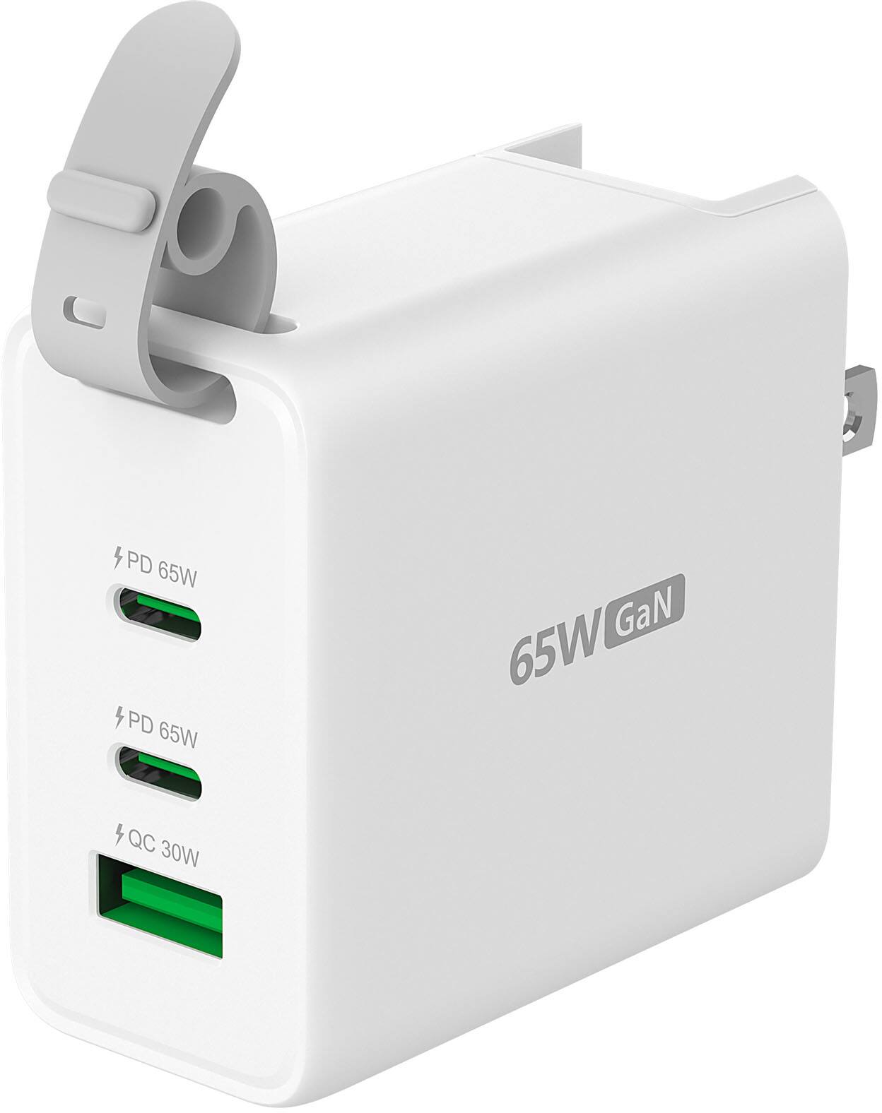 PD 65W  
PD 65W  
QC 30W  

65W GaN