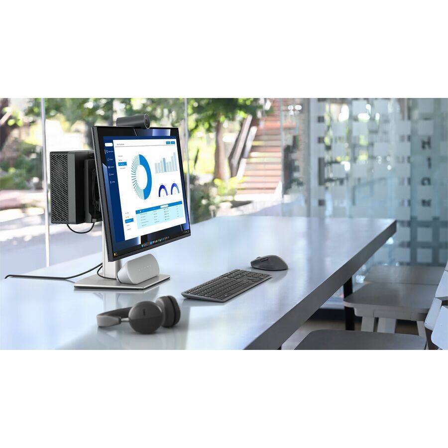 Alt View 2. Dell - Dell Pro Max FCM2250 Desktop Computer - Intel Core Ultra 7 265 - vPro Technology - 16 GB - 512 GB SSD - Micro PC - Intel - Black.