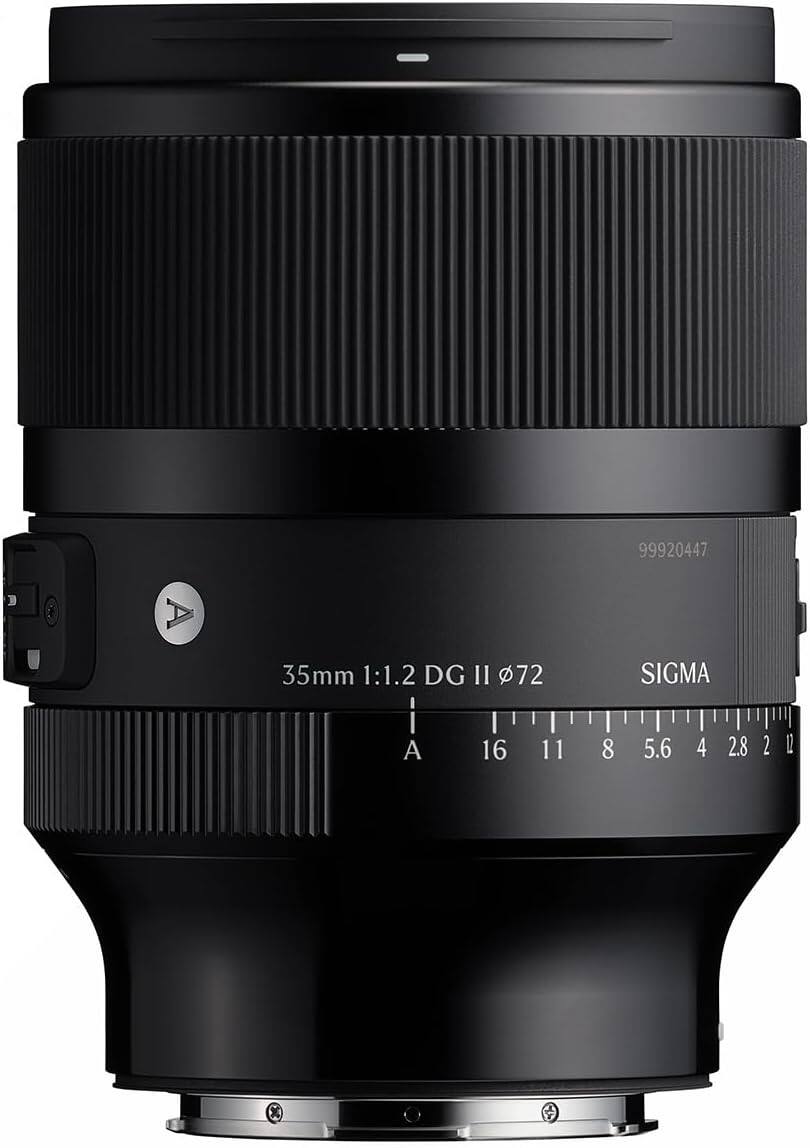 Sigma 35mm f/1.2 DG II Art Lens (L Mount) Black 370969-SIGMA