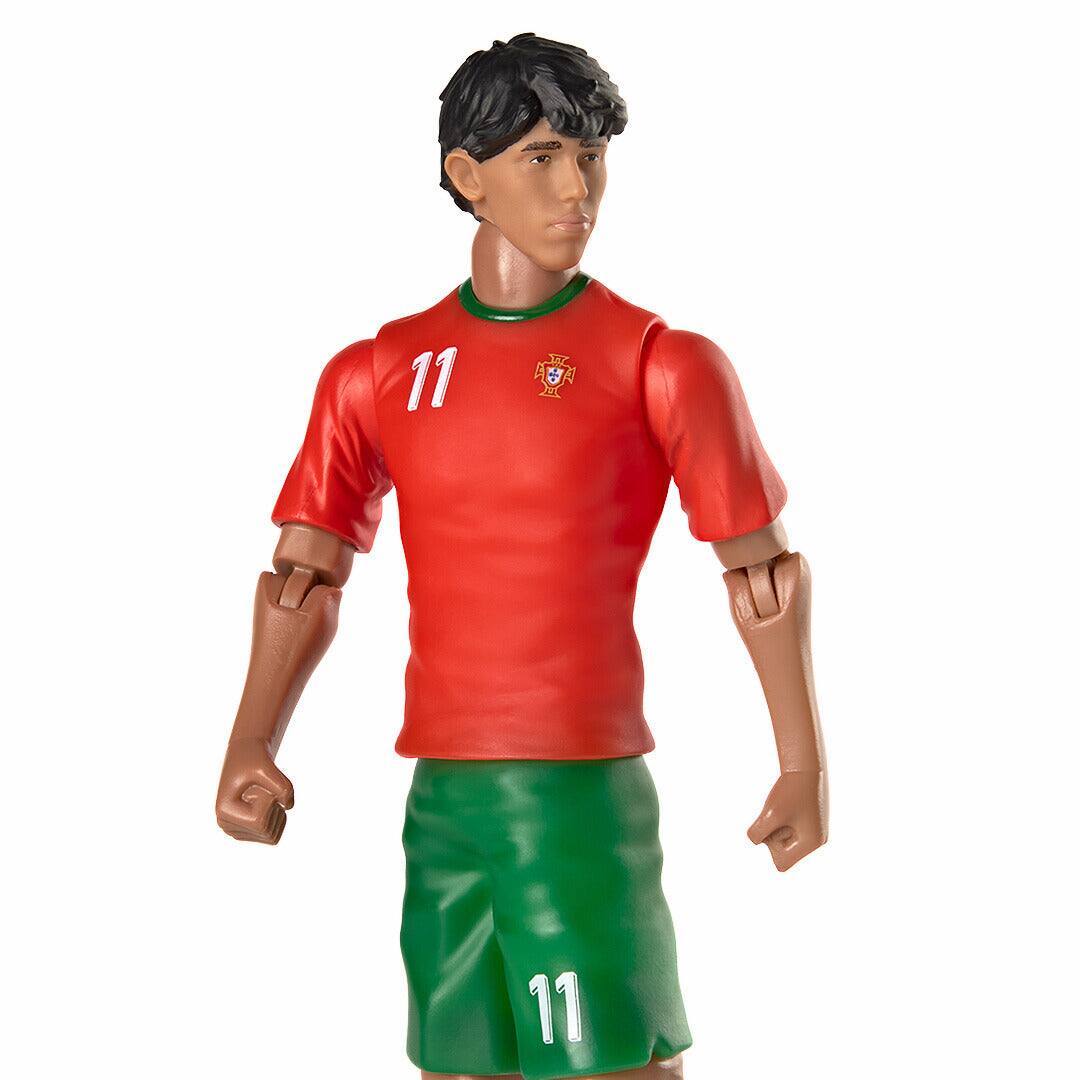 Alt View 4. Banbo Toys - Banbo Toys SOCKERS Portugal Joao Felix 8" Collectible Soccer Action Figure.